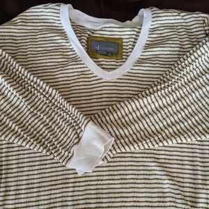 Anthropology Light knit striped top